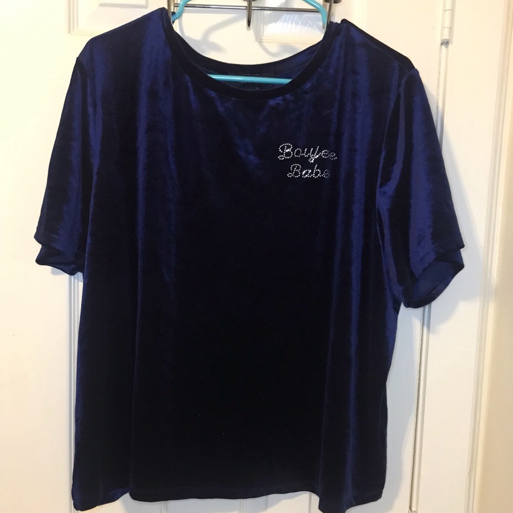 Velvet Boujee Babe top